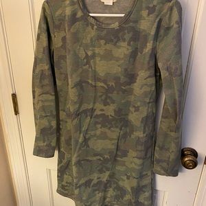 Sporty long sleeve dress